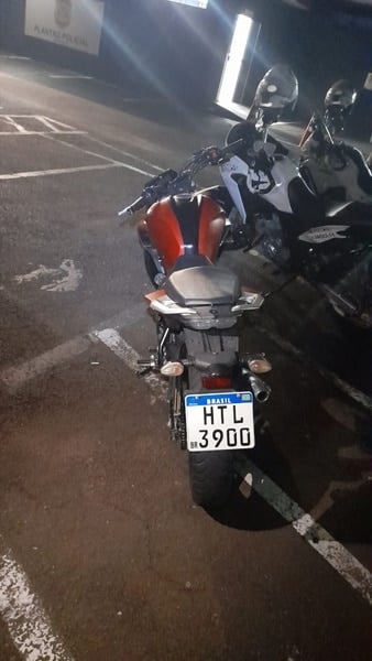 Homem Preso Pela Rocam Motocicleta Adulterada No Centro