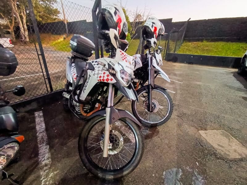 Motocicleta Furtada Recuperada Pela Rocam No Jardim Pacaembu