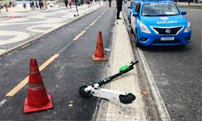 Turista iraniano morre no Rio após cair de patinete e ser atropelado