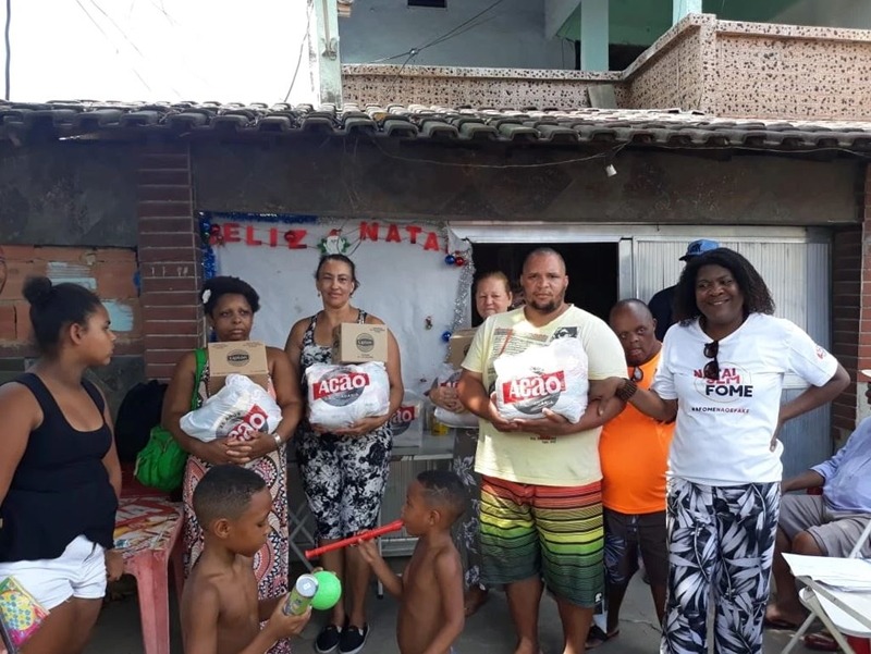 Criado por Betinho, Natal sem Fome arrecada 13 t de alimentos em um só dia no Rio