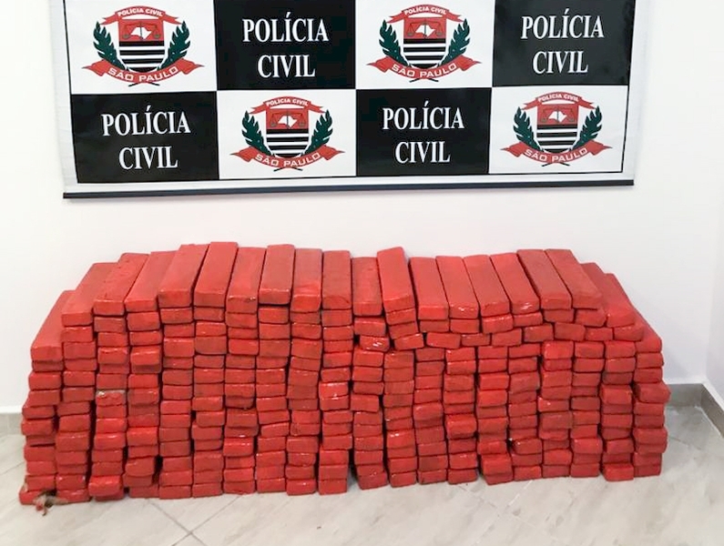 Jovem é detido pela Polícia Civil transportando mais de 260 tijolos de maconha em pick-up