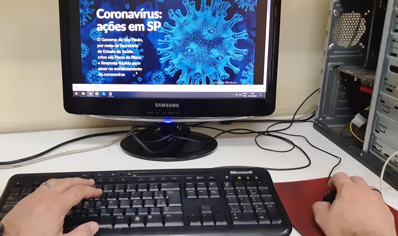 Governo de SP cria site para orientar sobre o coronavírus