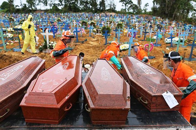 Mortes por Covid-19 no Brasil podem bater 88,3 mil em agosto