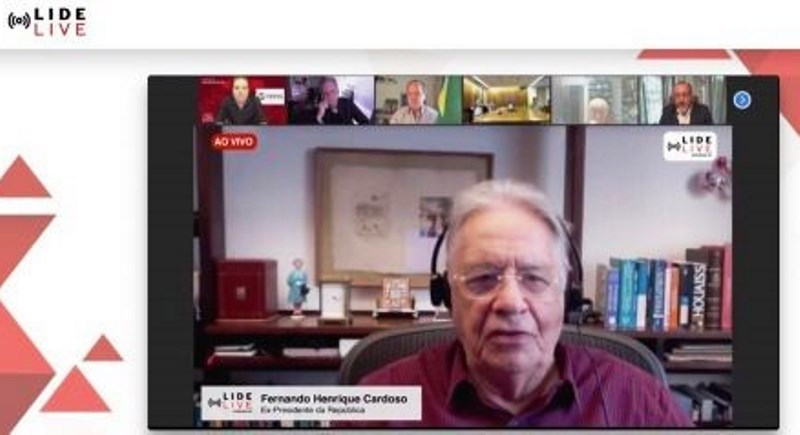 Faltam lideranças mundiais diz Fernando Henrique Cardoso no LIDE LIVE