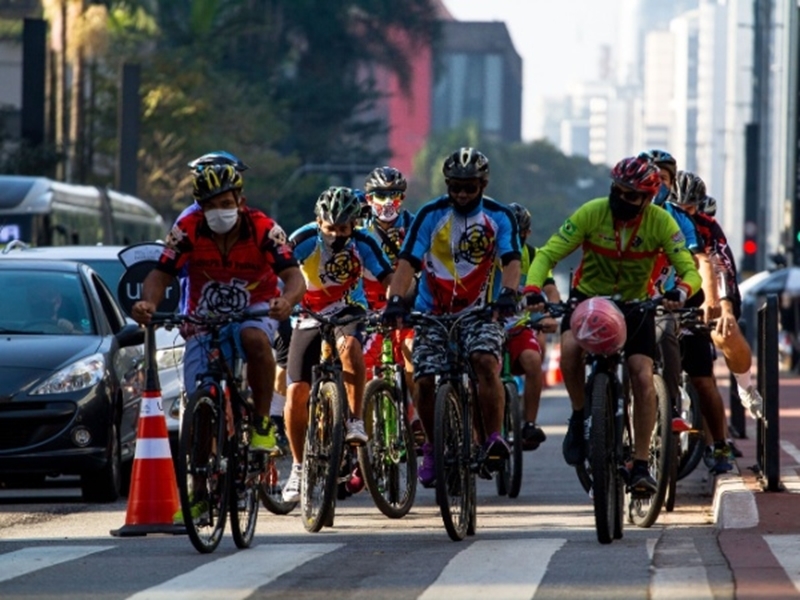 Em SP – Reabertura de ciclofaixas é aprovada, mas ciclistas desrespeitam normas