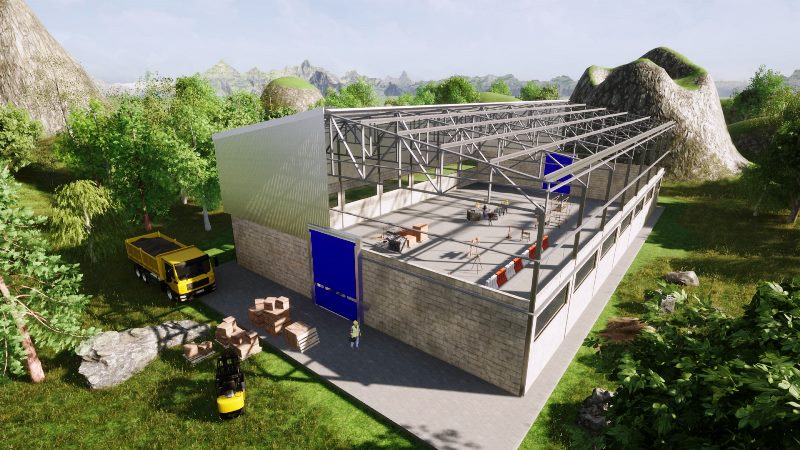Engenharia Civil apresenta projetos de edificação industrial em aço