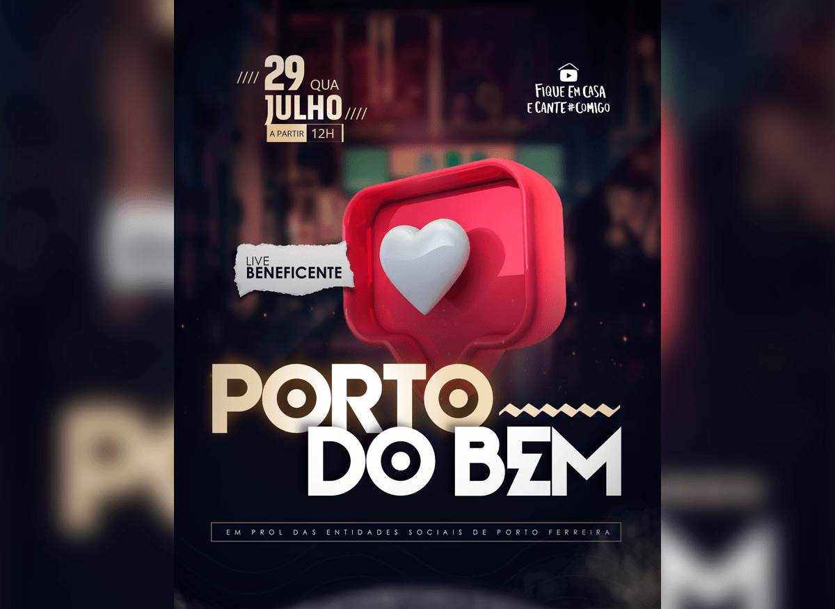 Evento ‘Porto do Bem’ apresentará artistas da cidade de Porto Ferreira