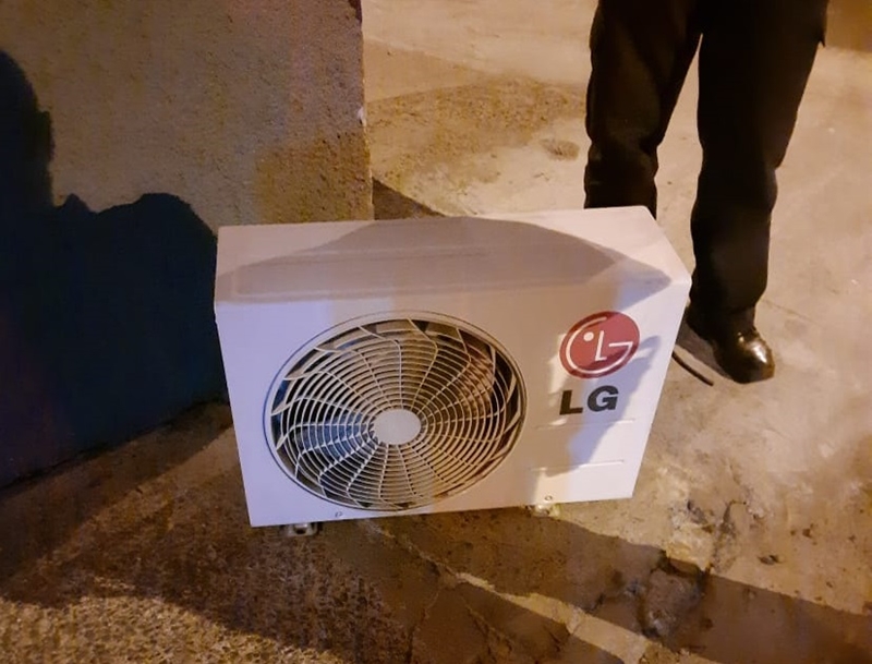 Homem é detido pela GM com condensador de ar condicionado de origem duvidosa na Vila Isabel