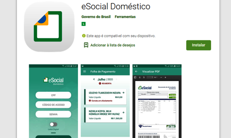 Governo lança aplicativo eSocial Doméstico para dispositivos móveis