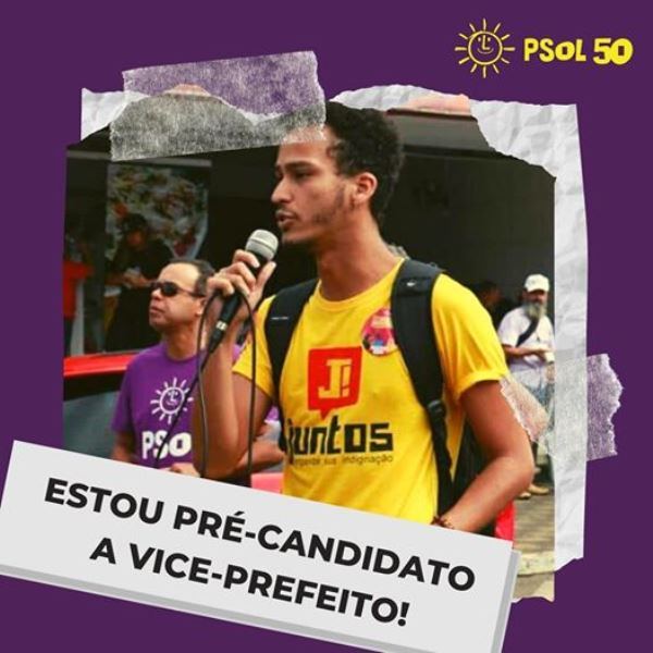 PSOL lança pré-candidato a vice-prefeito de São Carlos