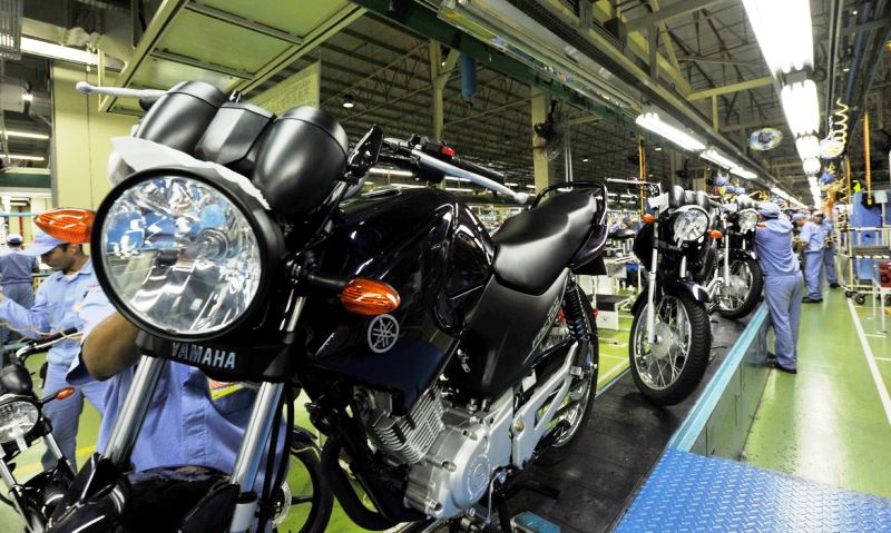 Produção de motocicletas aumenta 13.1%
