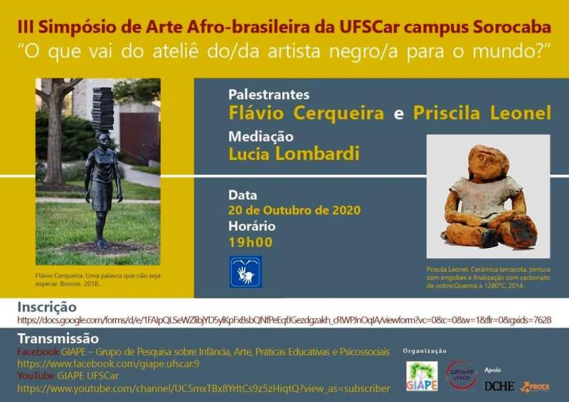 Arte afro-brasileira é tema de simpósio online