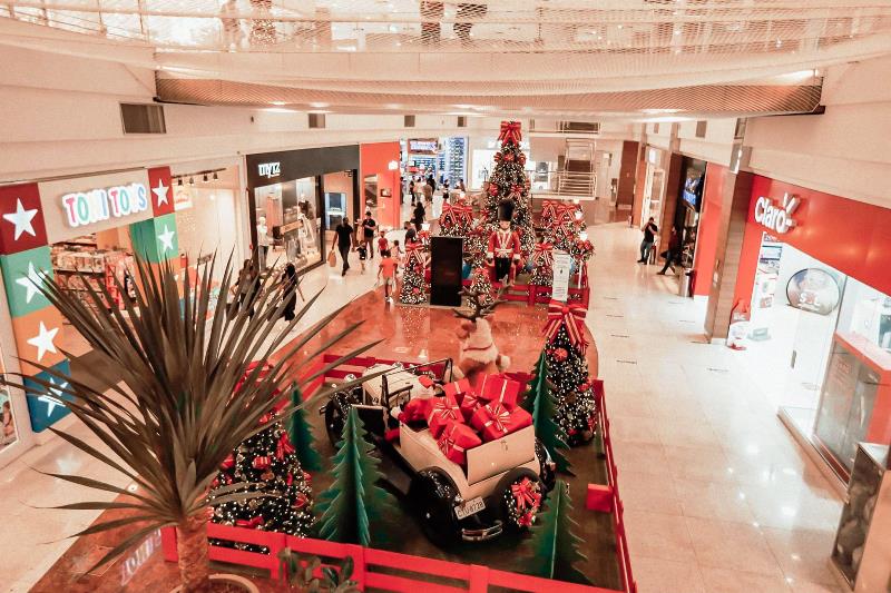 ShoppingSantaÚrsula apresenta a decoração de Natal com Papai Noel virtual e interação digital