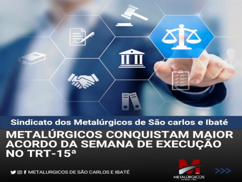 Metalúrgicos de São Carlos conquistam maior acordo na Região da 15ª