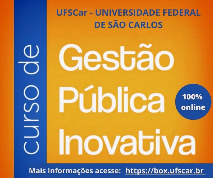 UFSCar oferece curso de Gestão Pública Inovativa