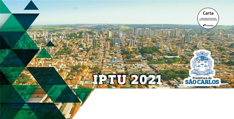 Carnês do IPTU 2021 já estão nos Correios para início das distribuições em São Carlos