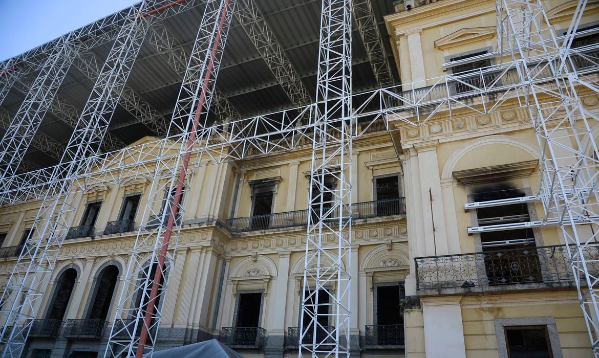 Museu Nacional do Rio de Janeiro dá mais um passo em sua reconstrução