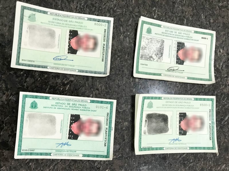 Homem é preso com documentos falsos e cartões bancários no Centro