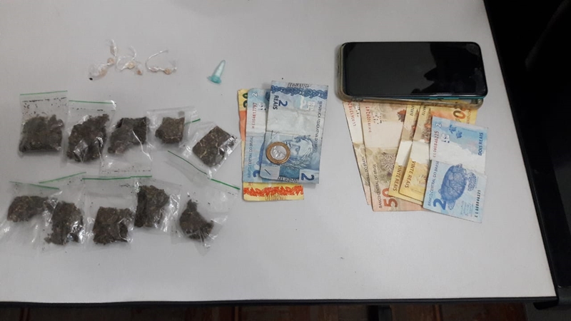 ROCAM apreende menor com drogas e dinheiro no CDHU da Vila Isabel
