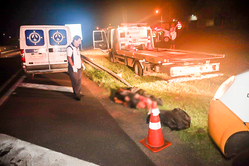 Ajudante de motorista morre atropelado na Washington Luís (SP-310) perto da UFSCar