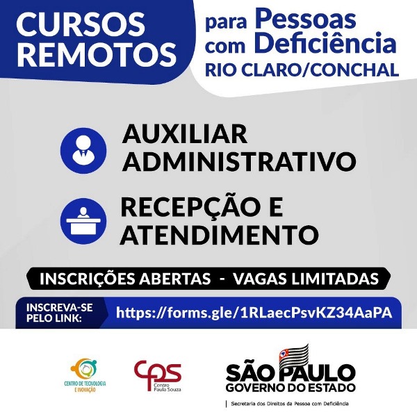 Abertas inscrições para cursos remotos gratuitos