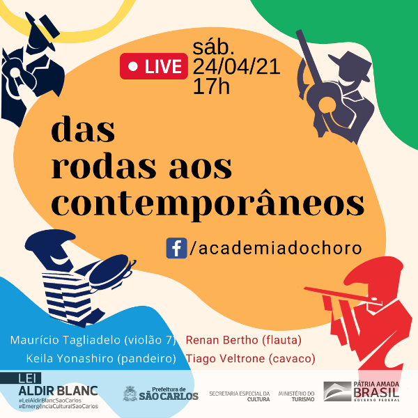 Live Academia do Choro: “Das rodas aos contemporâneos”