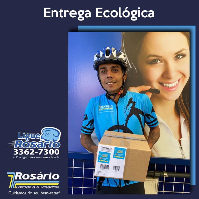 Farmácia Rosário implanta serviço de entrega ecológico