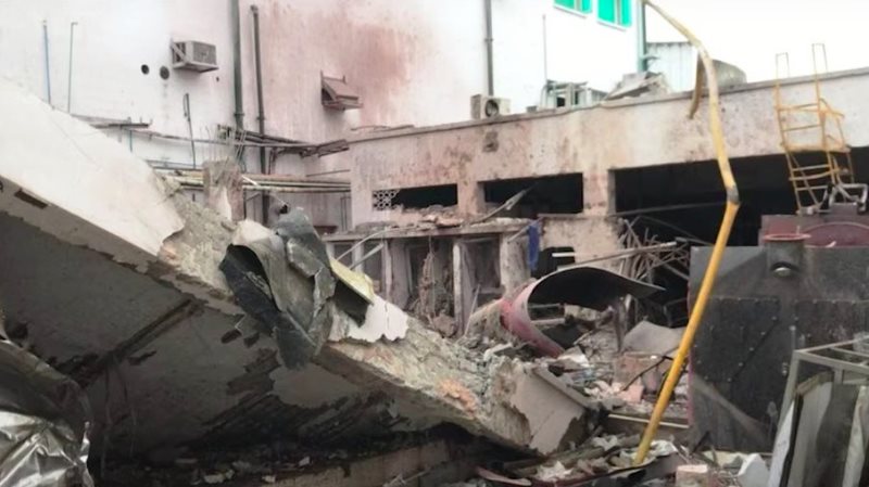 Explosão em fábrica deixa cinco feridos no Rio