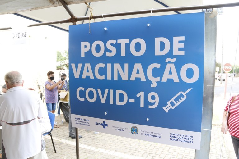 Mais de 90% dos moradores estão vacinados contra Covid-19
