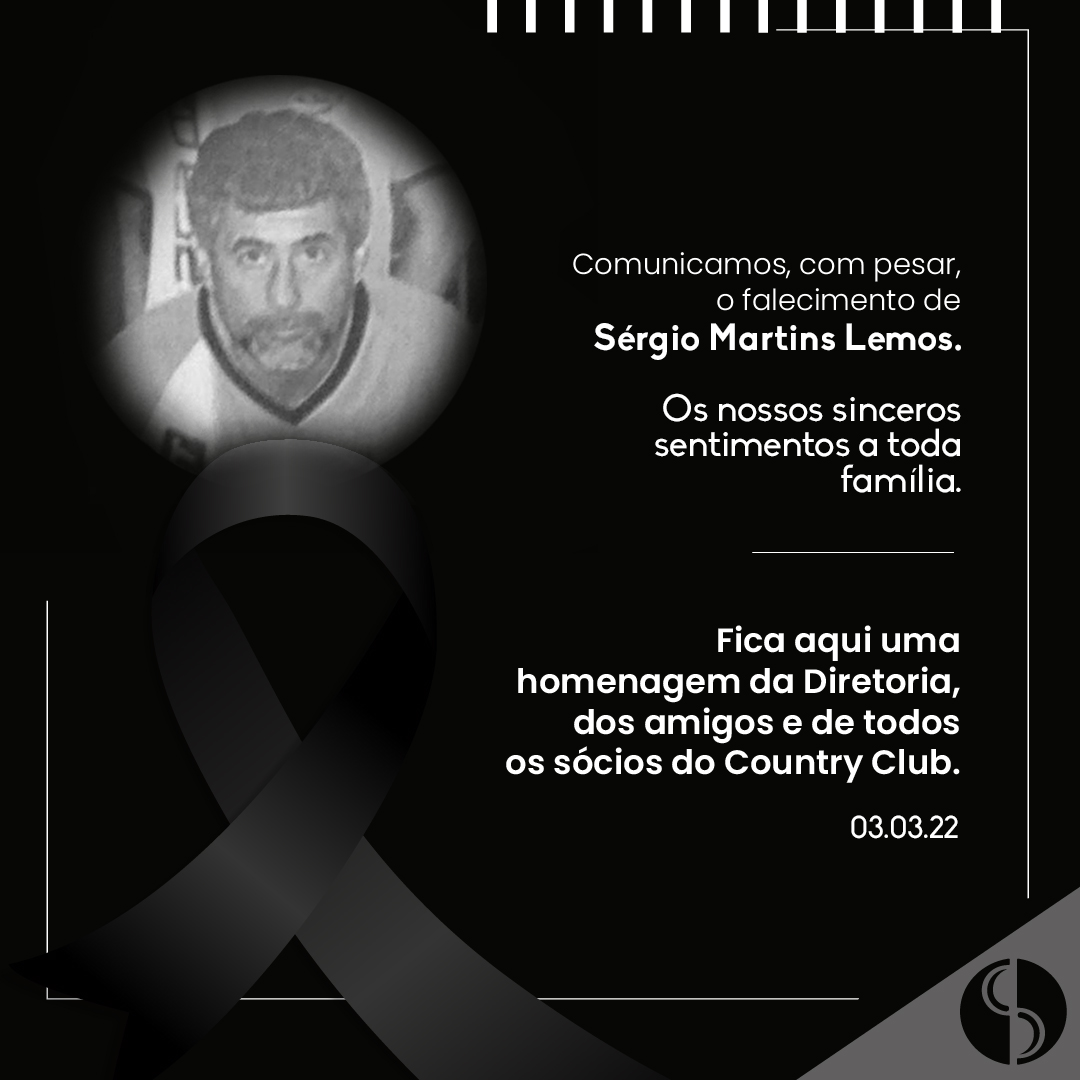 Morre Sérgio Martins Lemos, tenente aposentado da Polícia Militar, aos 59 anos