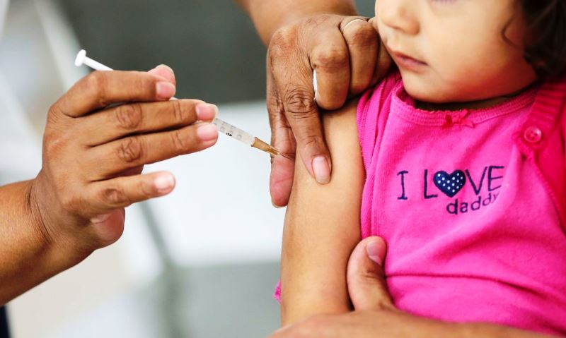 Vacinação contra sarampo está abaixo da meta