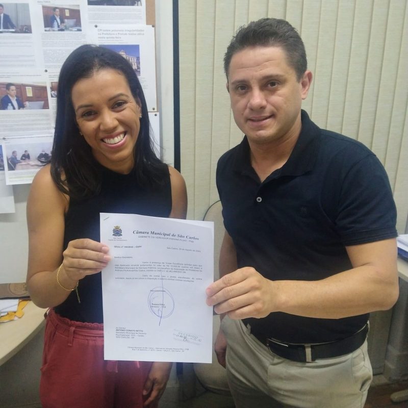 Paraná Filho destina emenda parlamentar à ONG Pró-animal São Carlos