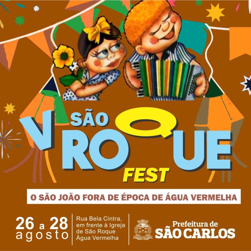Festa de São Roque começa nesta sexta-feira em Água Vermelha