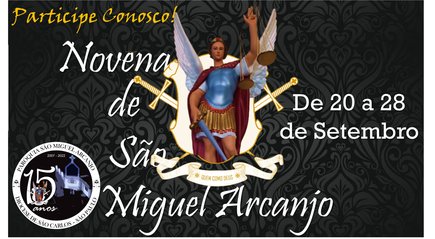 Novena de São Miguel Arcanjo tem início