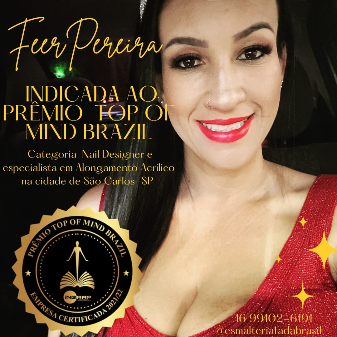 Fernanda Pereira é indicada ao Prêmio Top of Mind Brazil 2021/2022