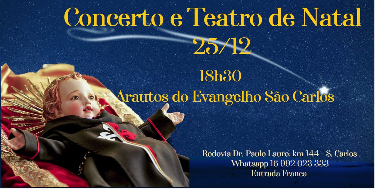 Arautos do Evangelho realizam Concerto e Teatro de Natal