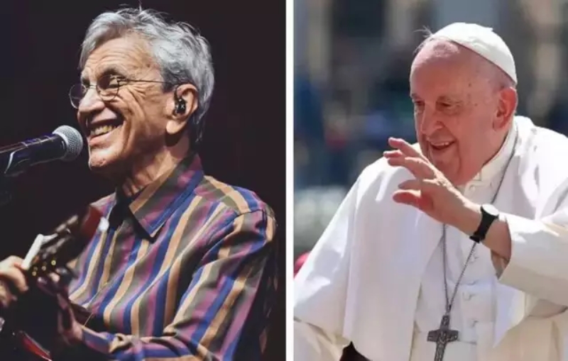 Papa Francisco convida Caetano Veloso para celebração dos 50 anos do museu do Vaticano
