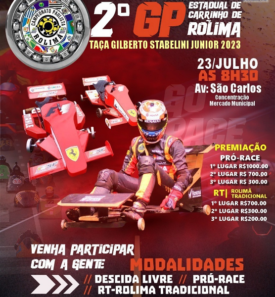 4ª Etapa do Campeonato Paulista de Rolimã acontece em julho em São Carlos