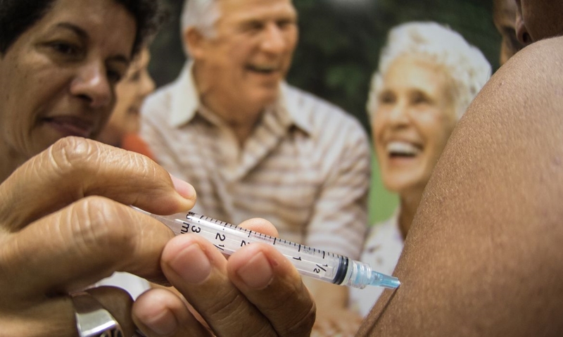Cobertura vacinal contra gripe em São Paulo está 44,5%; meta é 90%