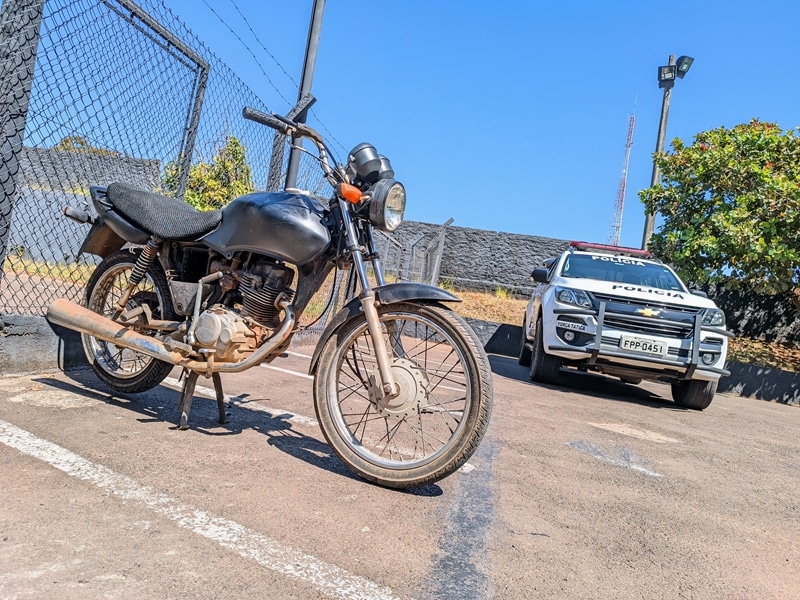 Força Tática localiza motocicleta furtada e apreende menor no São Carlos VIII
