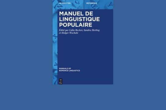 Pesquisadores participam de manual inédito sobre Linguística Popular