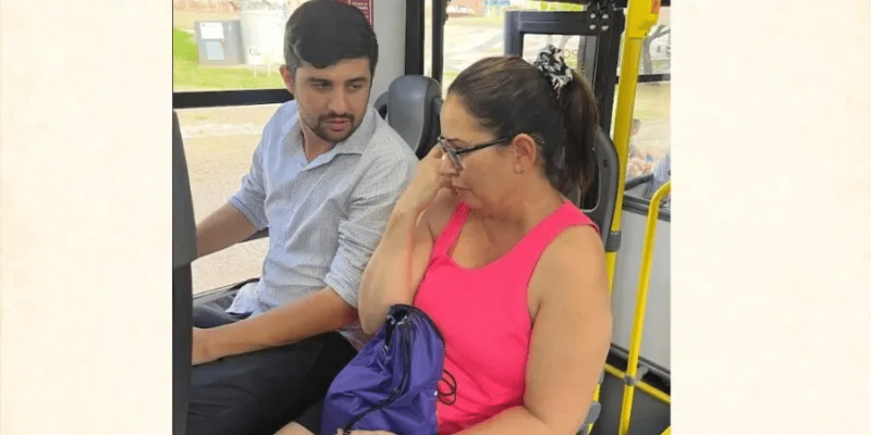 Bruno Zancheta faz trajeto de ônibus e prepara relatório por melhorias