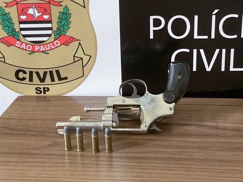 DIG prende dono de revenda de veículos com revólver e munições na Vila Prado