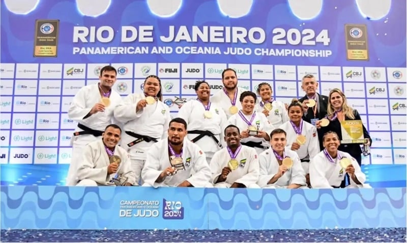 Brasil fatura 16 pódios, 7 deles de ouro, em Pan-Americano no RJ