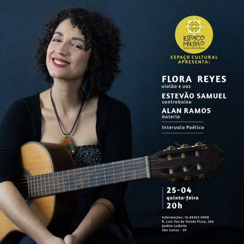 Espaço Múltiplo apresenta “Intervalo Poético” com Flora Reyes
