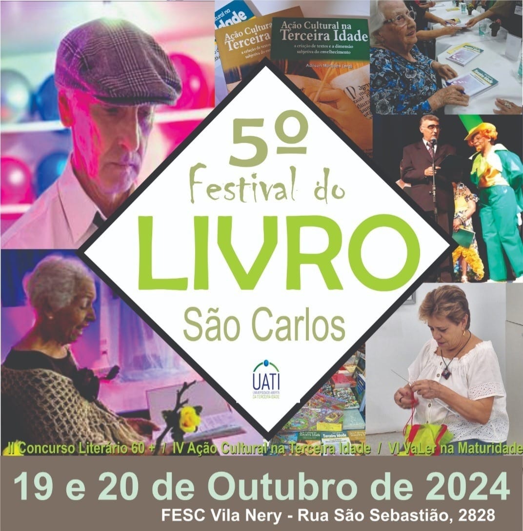 Vem aí o V Festival do Livro de São Carlos
