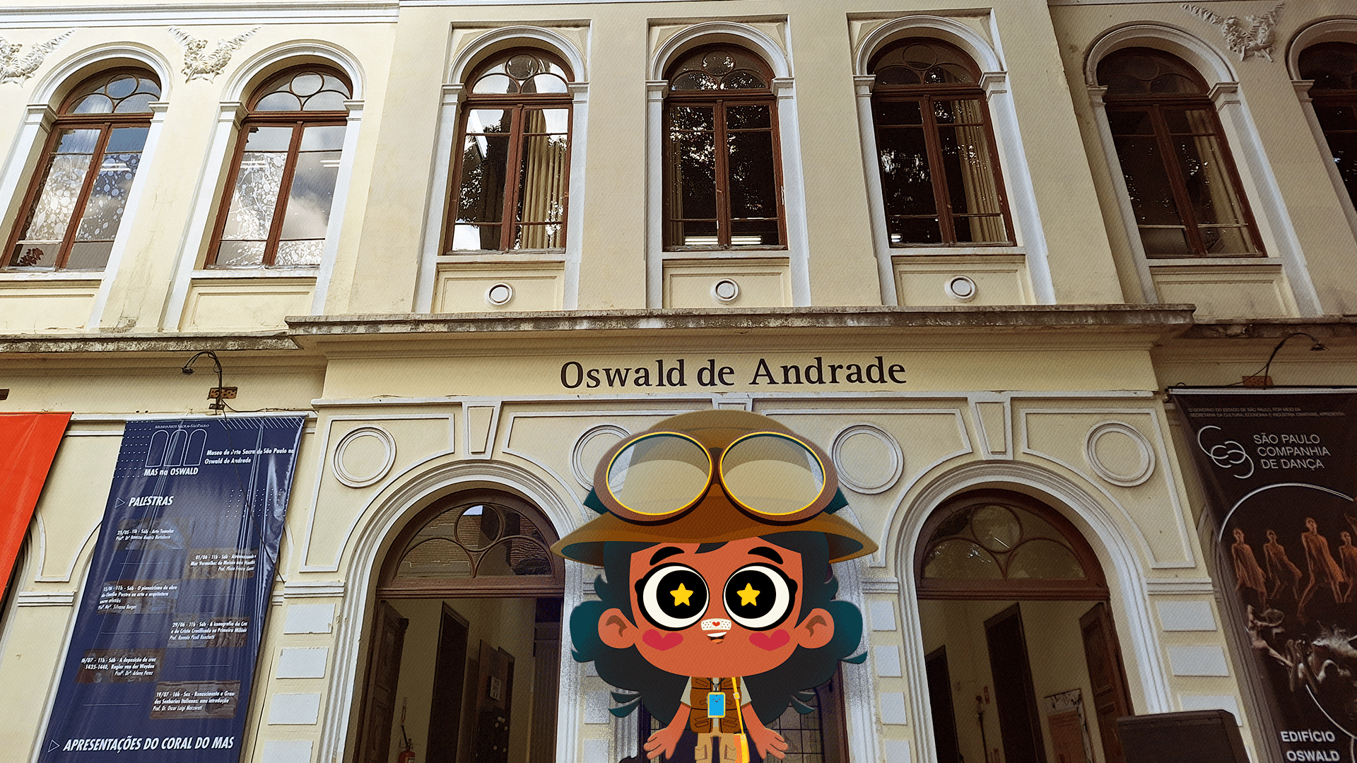 Duda Fuça explora histórico Edifício Oswald de Andrade
