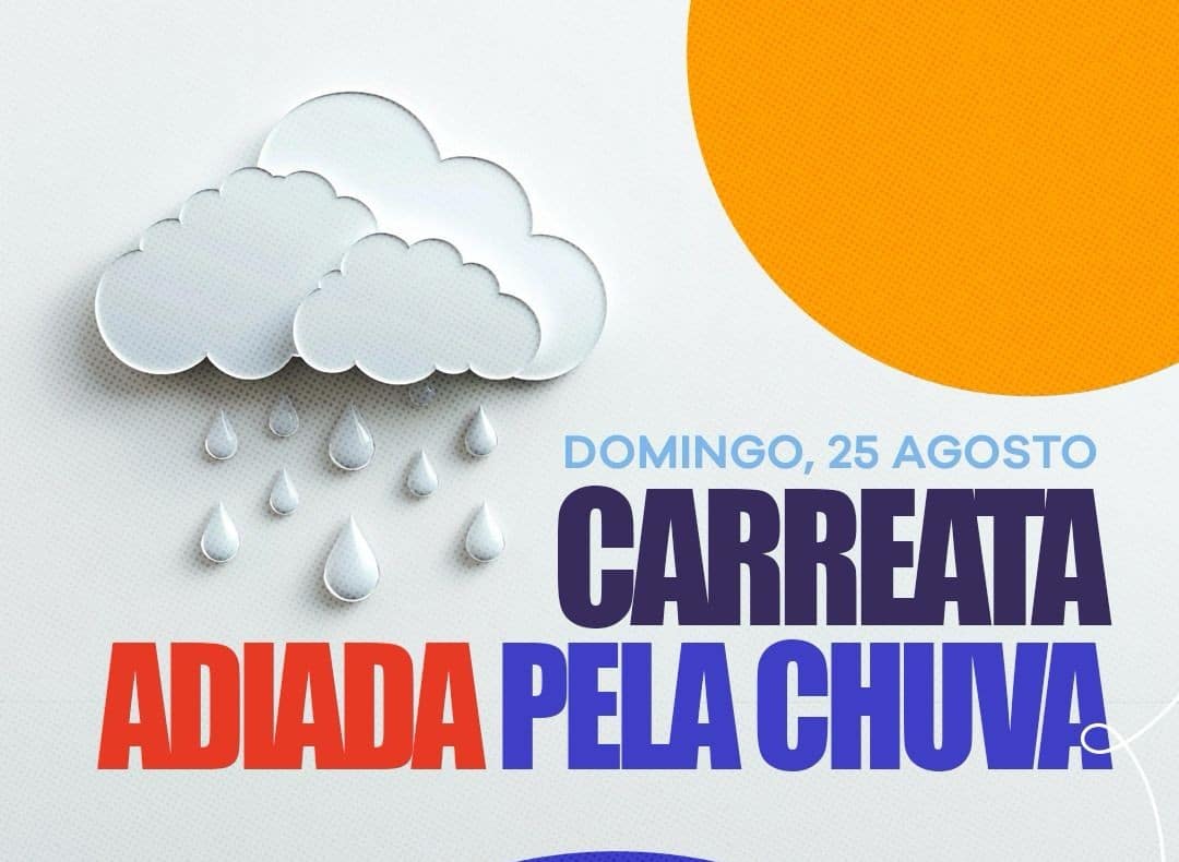 Newton Lima adia carreata no Cidade Aracy devido à chuva