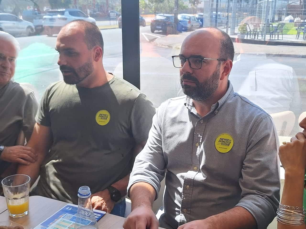 Eduardo Bolsonaro reforça apoio a Netto Donato