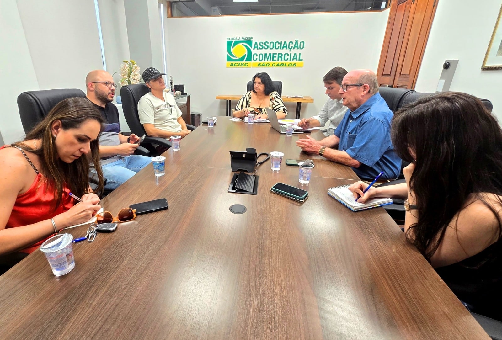 Reunião define ordem de apresentação dos candidatos a Prefeito na ACISC